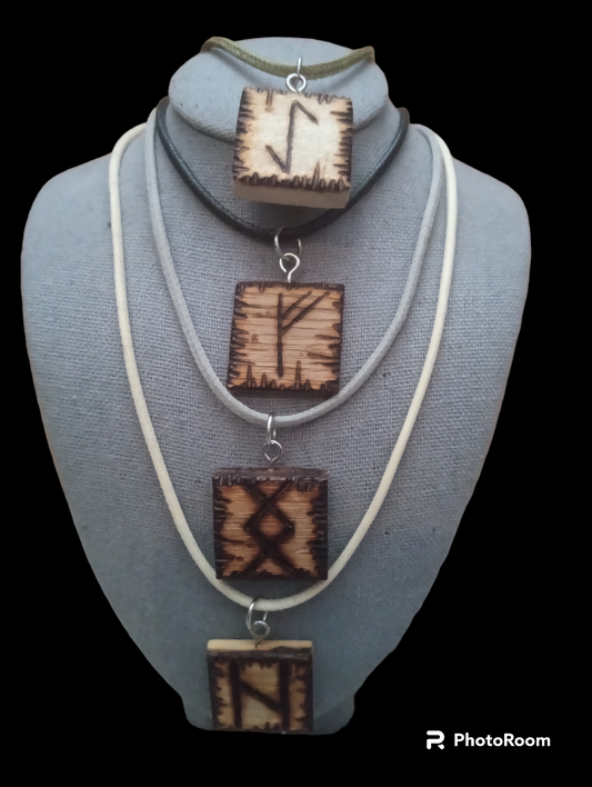 Elder Futhark Runic Necklaces