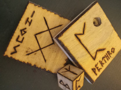 Elder Futhark Runic Candle Holders