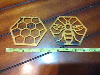 Bumblebee Royal Coasters (Set of 2)