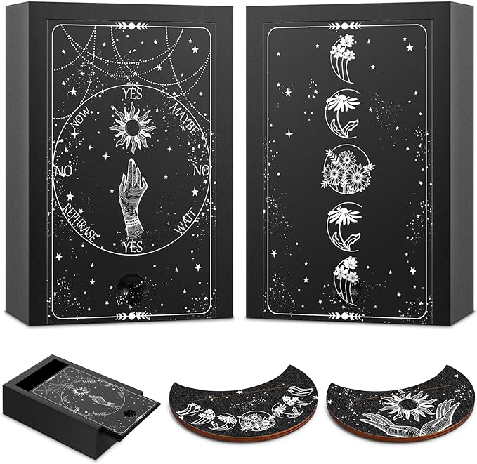 5 Piece Tarot Holder for Cards & Decks / 'Come Apart' Pendulum Board Gift Set