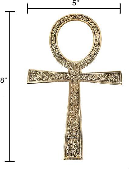 Solid Brass Ankh (for Rituals, Altars, etc. )