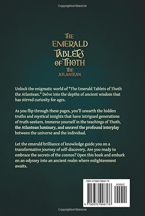 The Emerald Tablets Of Thoth The Atlantean