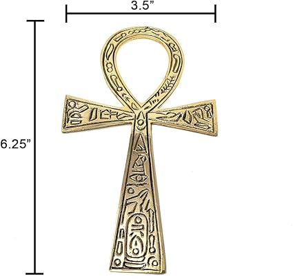 Solid Brass Ankh (for Rituals, Altars, etc. )