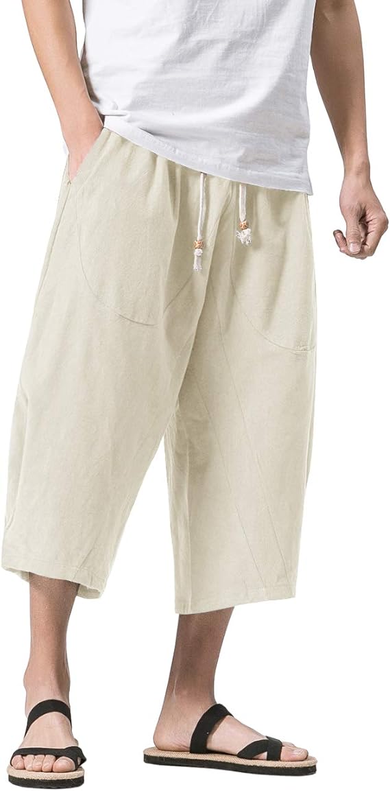 Men's Baggy Capri Pant/Long Shorts