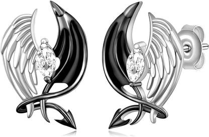 Angel-Devil Wings Earing Set