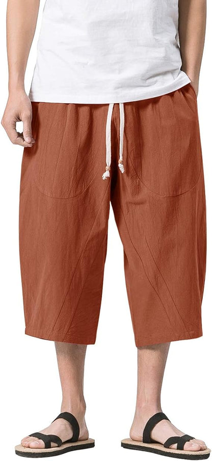 Men's Baggy Capri Pant/Long Shorts