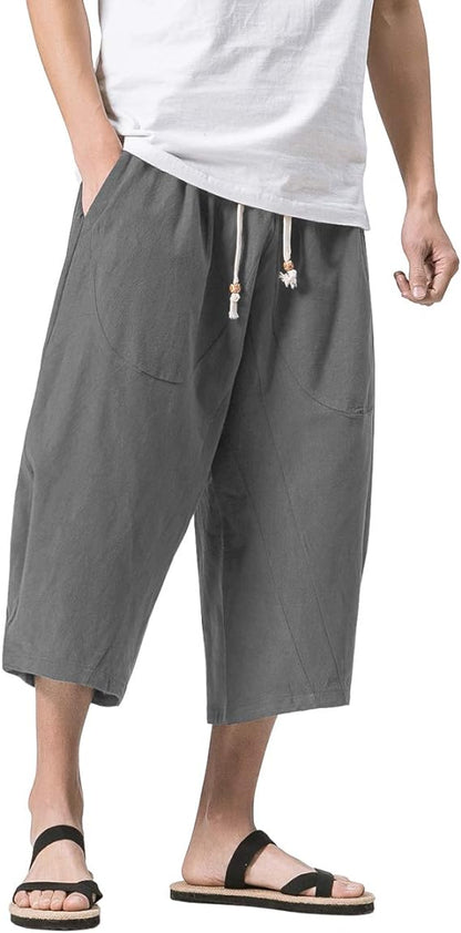 Men's Baggy Capri Pant/Long Shorts