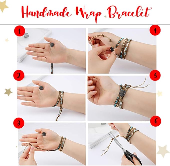 Boho Handmade Wrap Bracelets