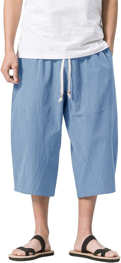 Men's Baggy Capri Pant/Long Shorts