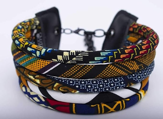 African Cloth Choker