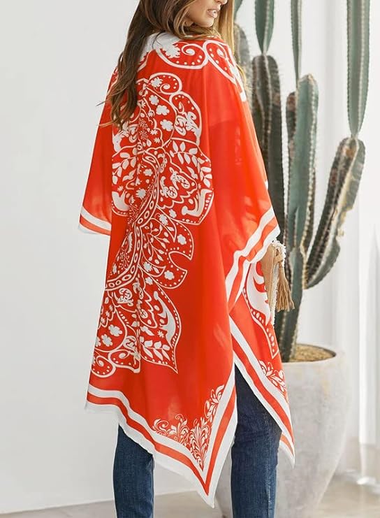 Women's Loose Kimono Cover Up