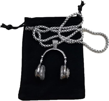 Headphone Pendant Necklace