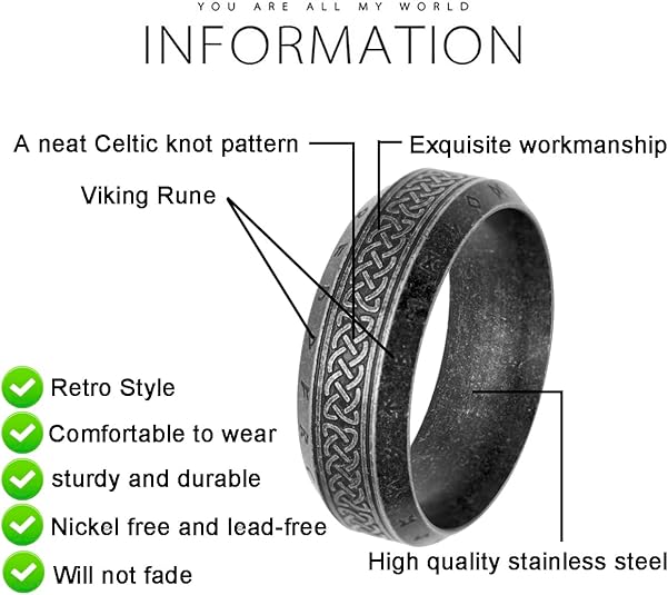 Viking Ring; (Unisex)