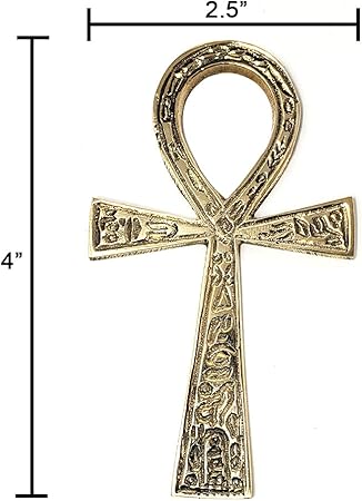 Solid Brass Ankh (for Rituals, Altars, etc. )