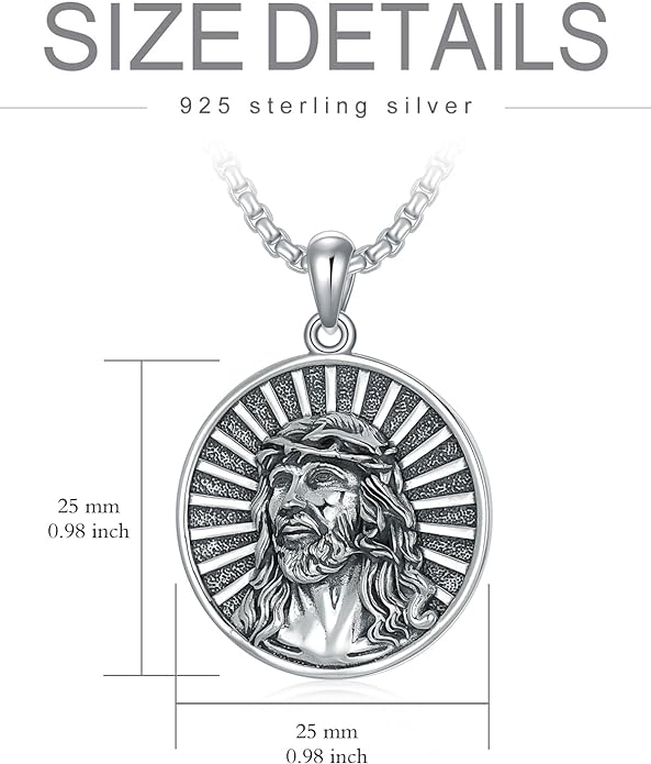 Serenity Jesus/Virgin Mary/St. Christopher/St. George / St. Peregrine/St. Michael pendant & necklace