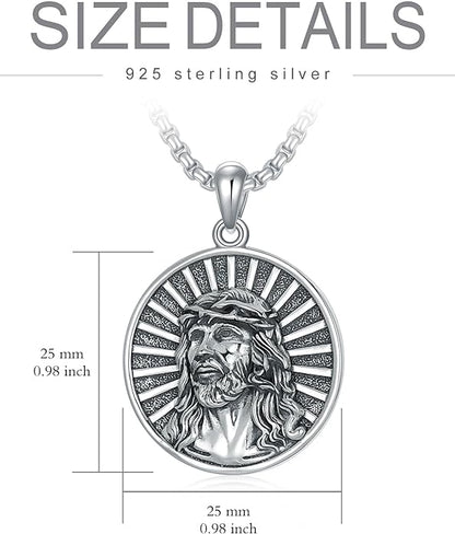 Serenity Jesus/Virgin Mary/St. Christopher/St. George / St. Peregrine/St. Michael pendant & necklace