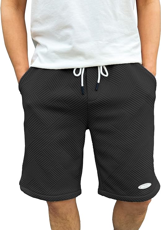 Men's Casual Elastic Waistband Drawstring Shorts