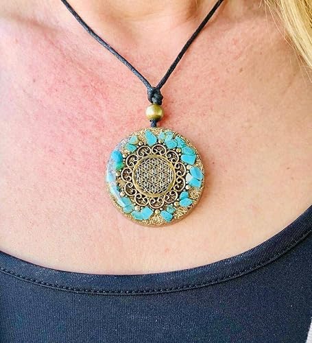 Orogon Necklace/Pendant (protection, flower of life, sacred geometry)