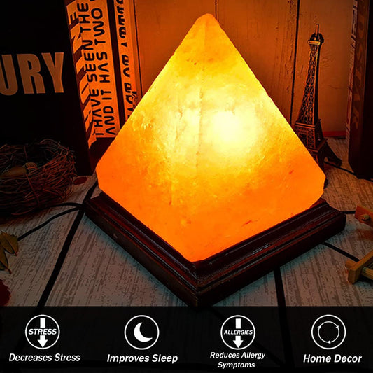 Himalayan Salt Pyramid Lamp (USB)