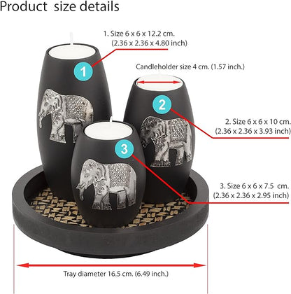 Elephant Tea Light Candle Holders