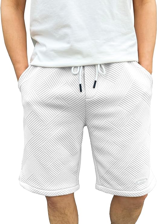 Men's Casual Elastic Waistband Drawstring Shorts