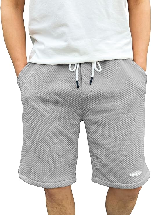 Men's Casual Elastic Waistband Drawstring Shorts