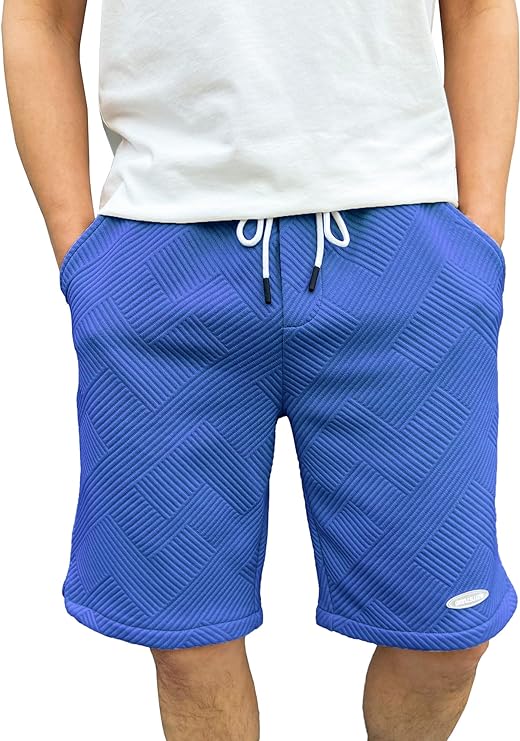 Men's Casual Elastic Waistband Drawstring Shorts