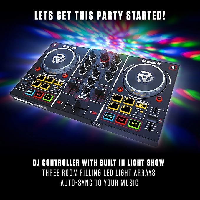 Numark Party Mix - Complete DJ Controller Set