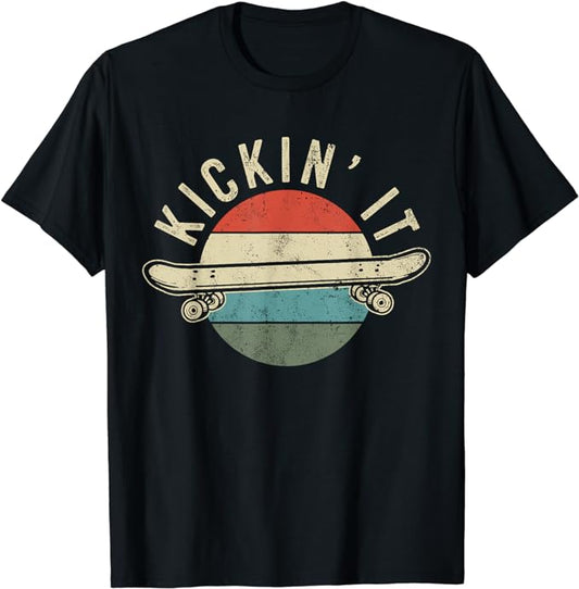 Skateboarder Vintage Retro T-Shirt