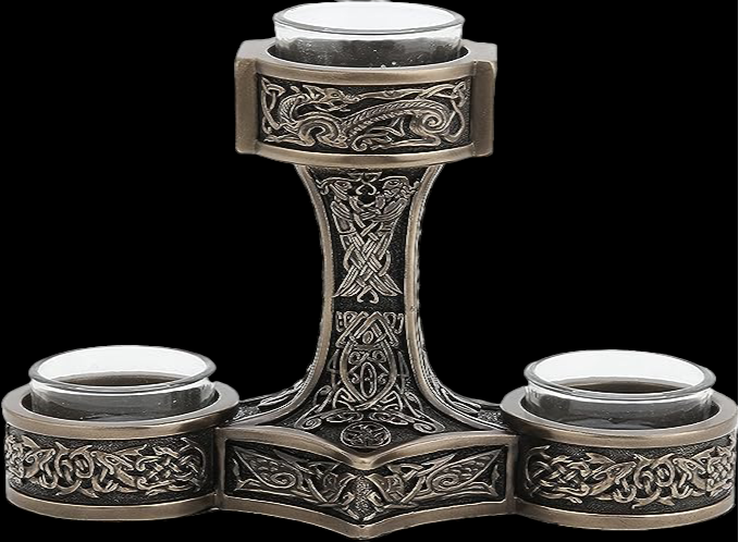 Nordic/Viking Candle Holder