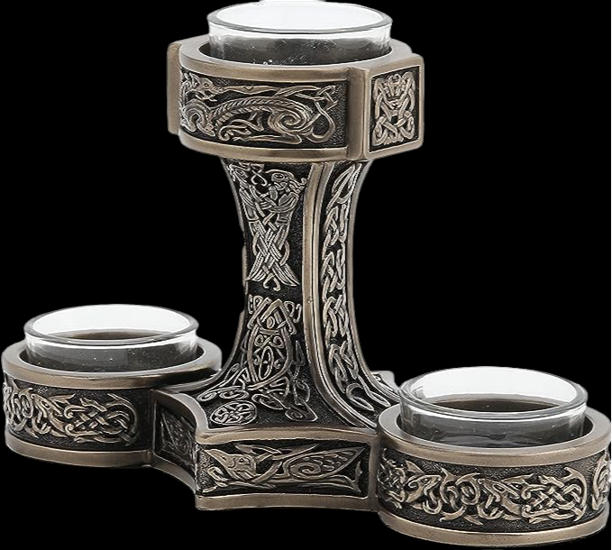 Nordic/Viking Candle Holder