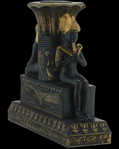 Egyptian (Isis & Osiris) Candle Holder