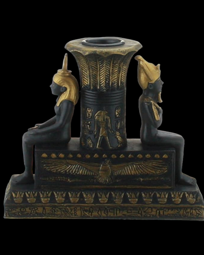 Egyptian (Isis & Osiris) Candle Holder