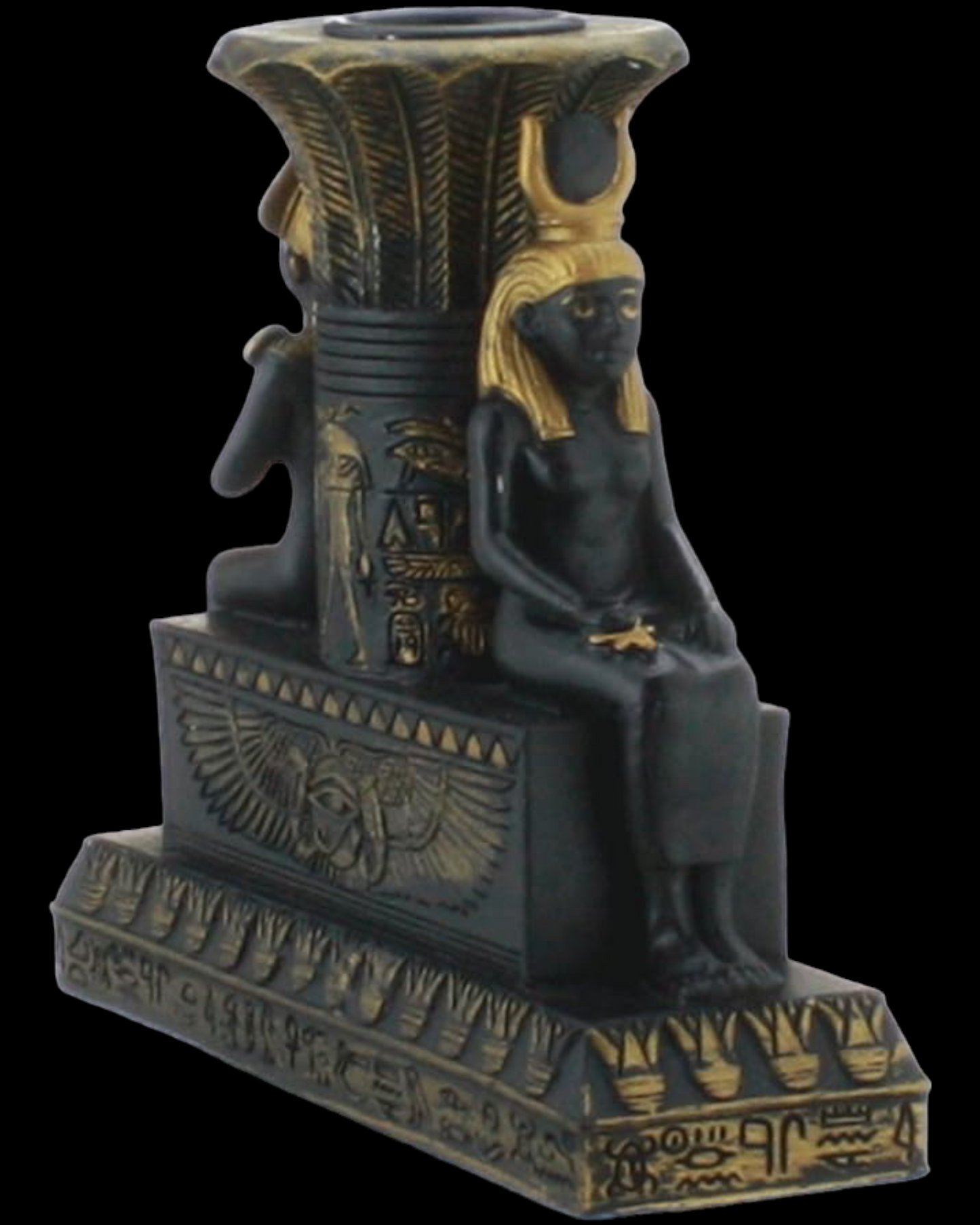 Egyptian (Isis & Osiris) Candle Holder