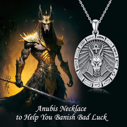 Anubis 925 Sterling Silver Necklace