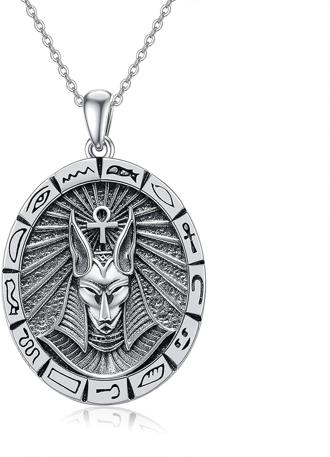 Anubis 925 Sterling Silver Necklace