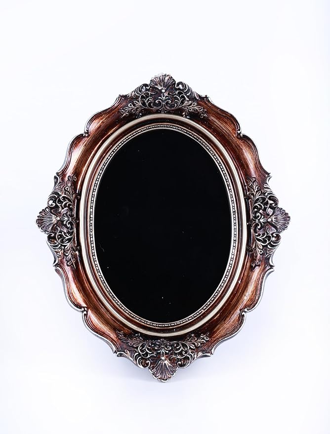 Antique Style Black Scrying/Healing/Divination Mirror