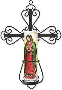 Cross Wall Decor & Candle Holder