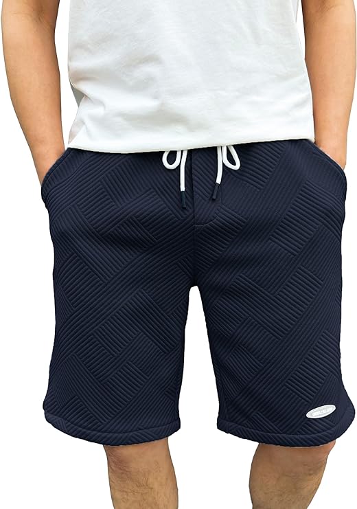 Men's Casual Elastic Waistband Drawstring Shorts