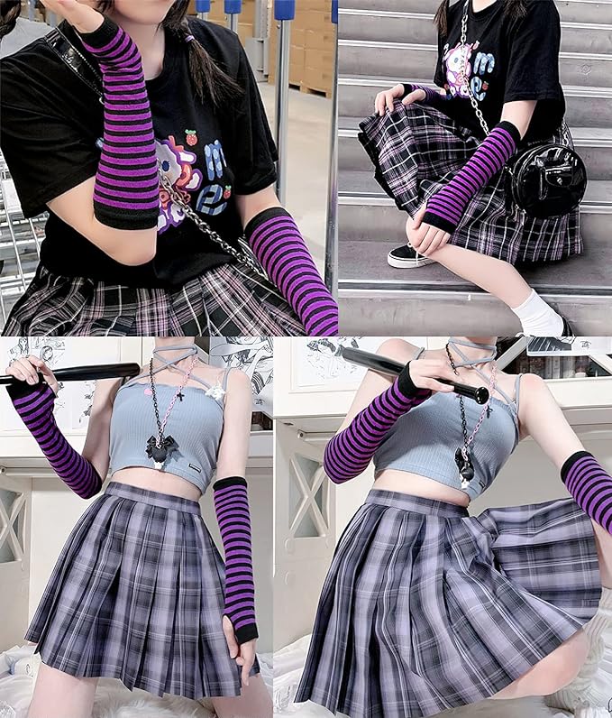 Dope, Spiritually Punk,Goth,Rock Long Arm Warmers are Here!!!