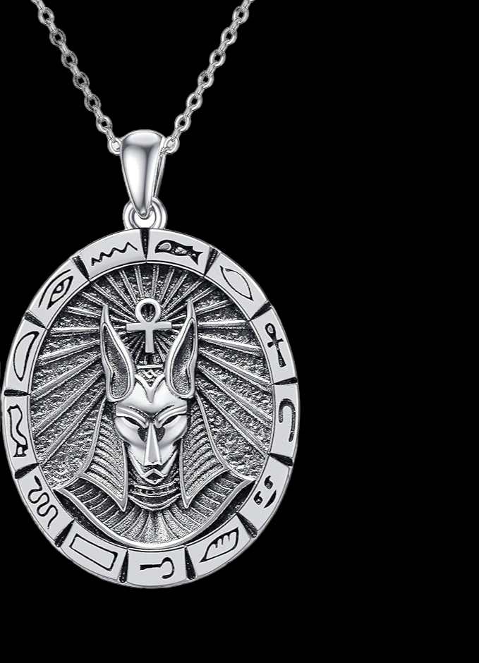 Anubis 925 Sterling Silver Necklace
