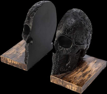 Skull Book Ends