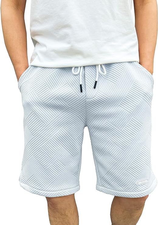 Men's Casual Elastic Waistband Drawstring Shorts