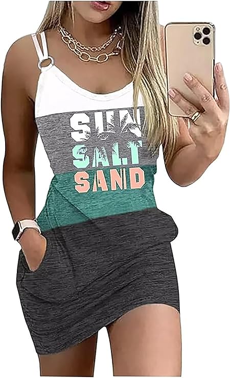 Women's 'Sun Salt Sand' Summer Dress