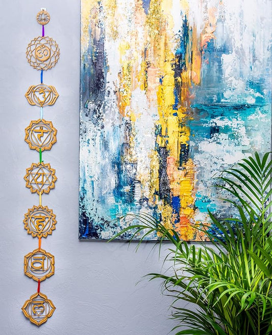 Chakra Meditation Sign Wall Art